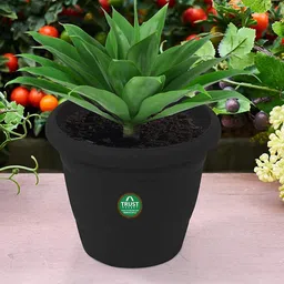 TrustBasket 3-Pcs Black UV Treated Round Planters-image-44
