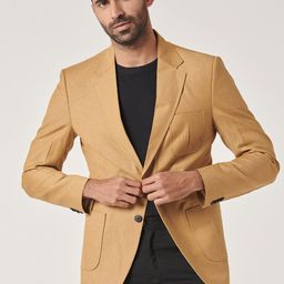 MR BUTTON Slim-Fit Single Breasted Blazer-image-45