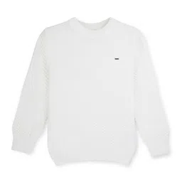 Gini and Jony Boys Geometric Self Design Acrylic Pullover-picture-16