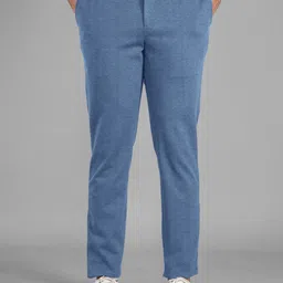 The Pant Project Men Tailored Slim Fit Wrinkle Free Trousers-30