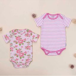 haus & kinder Kids Pack of 2 Printed Bodysuits-image-20