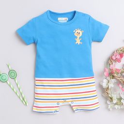 BUMZEE Infant Boys Printed Cotton Half Sleeve Rompers-image-63