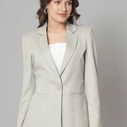 PowerSutra Notched Lapel Single-Breasted Blazer-picture-43