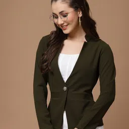 KASSUALLY Women Single-Breasted Canton Blazer-picture-57