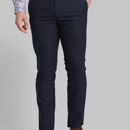 Raymond Checked Slim-Fit Formal Trouser-image-30