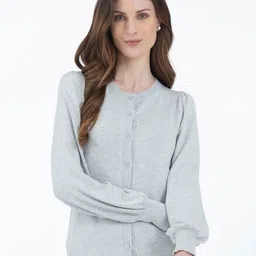 B.Copenhagen Round Neck Cardigan Sweater-image-74