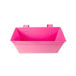 TRUSTBASKET Magenta Textured Railing Hanging Metal Planter-21