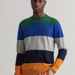 GANT Men Multicoloured Striped Pullover-7