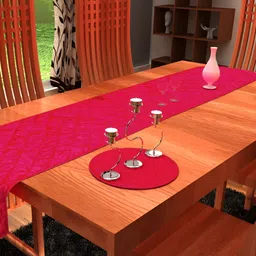 Home Heart Pink Quilted Reversible Table Runner-image-86