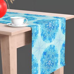 ArtzFolio Blue Digital Printed Table Runner-57