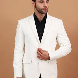 Wintage Single Breasted Corduroy Formal Blazer-image-74