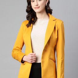 WESTCLO Slim-Fit Notched Lapel Collar Single-Breasted Casual Blazer-picture-14