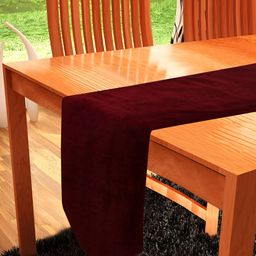 Home Heart Maroon Reversible Table Runner-12