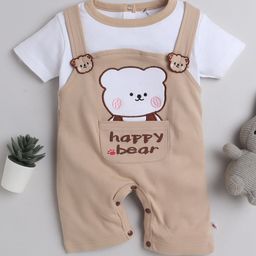 BUMZEE Infant Boys Printed Cotton Rompers-18