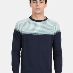 t-base Colourblocked Cotton Pullover-image-59