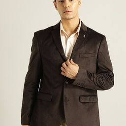 Indian Terrain Notched Lapel Single Breasted Blazer-picture-46