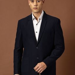 INVICTUS Men Slim-Fit Single-Breasted Blazer-14