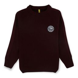 Gini and Jony Boys Brand Logo Self Design Acrylic Pullover-image-25