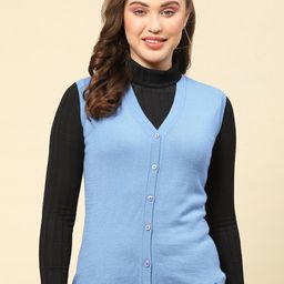 Monte Carlo V-Neck Sleeveless Cardigan-image-13