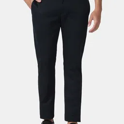 Blackberrys Men Solid Slim Fit Trousers-picture-39