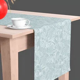 ArtzFolio Grey & White Digital Printed Table Runner-33