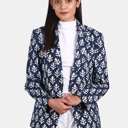 INDOPHILIA Printed Cotton Single-Breasted Casual Blazer-picture-31
