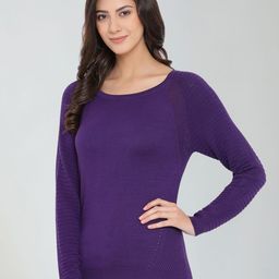 Moda Elementi Round Neck Long Sleeves Woollen Pullover Sweater-picture-20