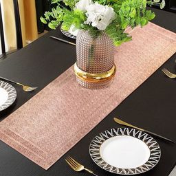 LooMantha Pink Abstract Table Runner-picture-15