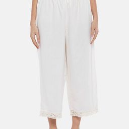 RANGMANCH BY PANTALOONS Women Off White Culottes Trousers-image-72