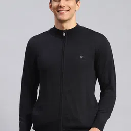 Monte Carlo Mock Collar Long Sleeves Woollen Sweater-image-12