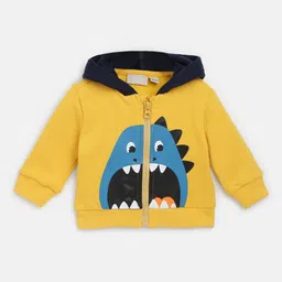 Chicco Boys Graphic Printed Hooded Ribbed Cotton Sweater-picture-33