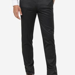 METAL Men Mid Rise Slim Fit Formal Trousers-image-15