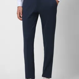 Peter England Men Slim Fit Mid Rise Trousers-image-20