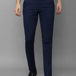 Louis Philippe Men Slim Fit Flat-Front Formal Trousers-image-28