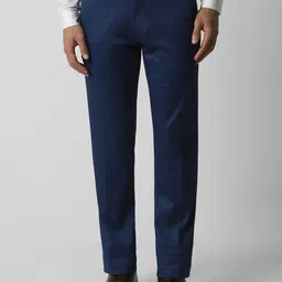 Van Heusen Men Textured Slim Fit Formal Trousers-picture-18