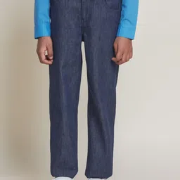 The Tribe Kids Boys Mid Rise Slim Fit Regular Trouser-image-57