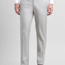 SIMON CARTER LONDON Men Slim Fit Formal Trousers-image-46