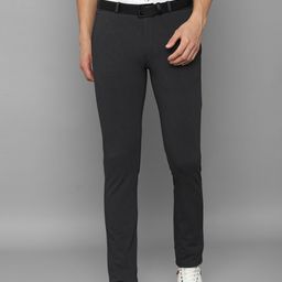Louis Philippe Sport Men Grey Slim Fit Trousers-picture-15