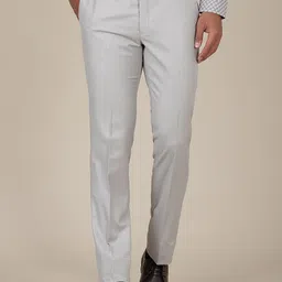 METAL Men Slim Fit Formal Trousers-image-42