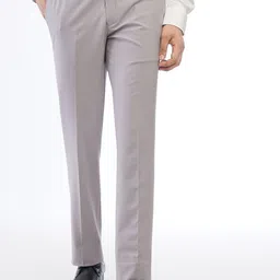 METAL Men Slim Fit Mid Rise Formal Trousers-picture-37