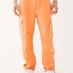 True Religion Men Oversized Mid Rise Cargo Trousers-picture-36