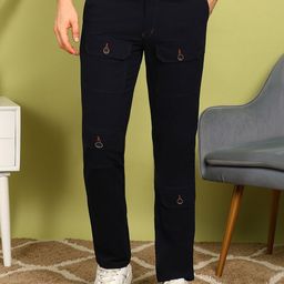 FUBAR Men Slim Fit Mid Rise Trousers-picture-32