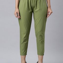 TWIN BIRDS Women Cotton Relaxed Straight Fit Trousers-image-88