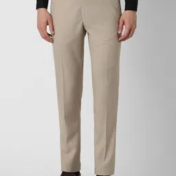 Van Heusen Men Mid-rise Slim Fit Trousers-image-64
