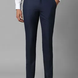 Louis Philippe Men Formal Mid-Rise Slim Fit Trousers-image-58