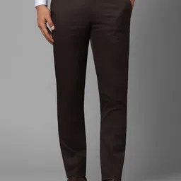 Louis Philippe Men Slim Fit Trousers-picture-0