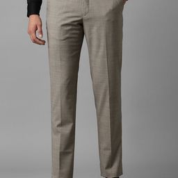 Luxure by Louis Philippe Men Mid Rise Slim Fit Formal Trouser-image-47