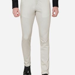 JB STUDIO Men Slim Fit Cotton Trousers-image-86