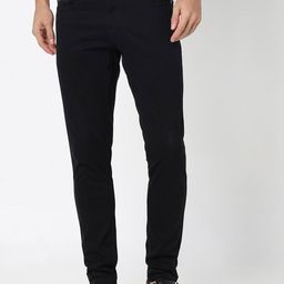 R&B Men Cotton Skinny Fit Mid-Rise Trousers-picture-27