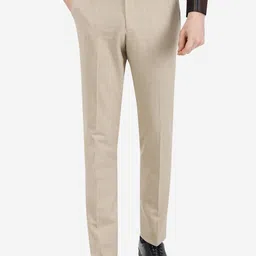 JB STUDIO Men Slim Fit Mid-Rise Formal Trousers-image-25